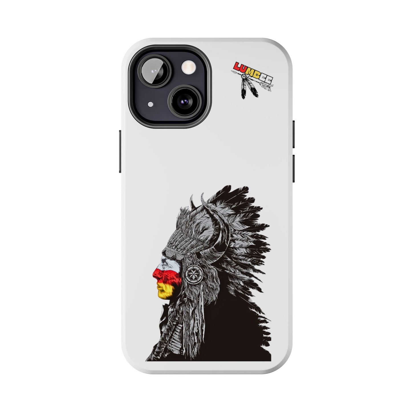 White Tough Phone Case — 910 Indian Chief