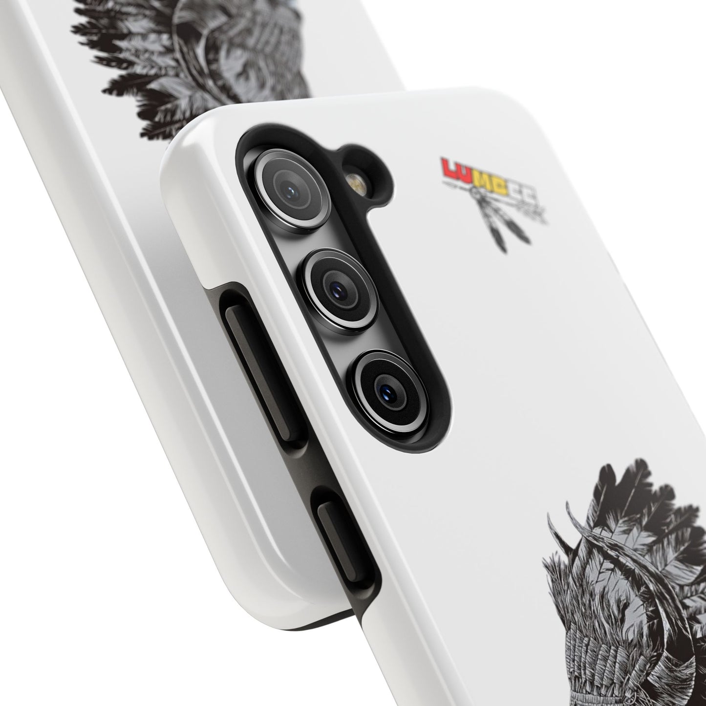 White Tough Phone Case — 910 Indian Chief