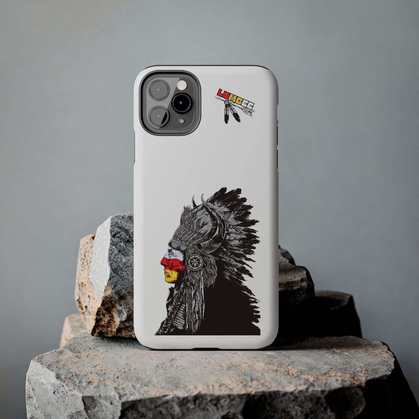 White Tough Phone Case — 910 Indian Chief