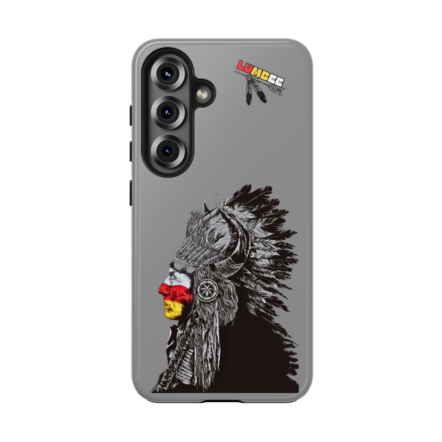 Grey Tough Phone Case — 910 Indian Chief