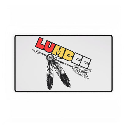 Lumbee Tribal Desk Mat | White