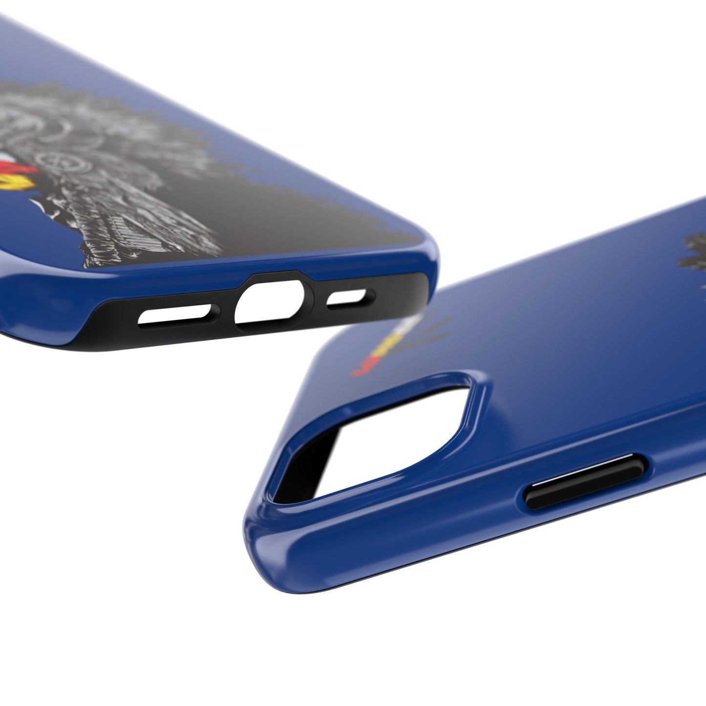 Blue Tough Phone Case — 910 Indian Chief