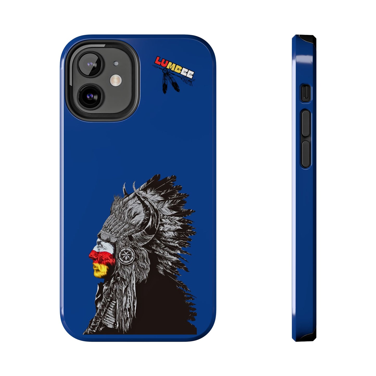 Blue Tough Phone Case — 910 Indian Chief