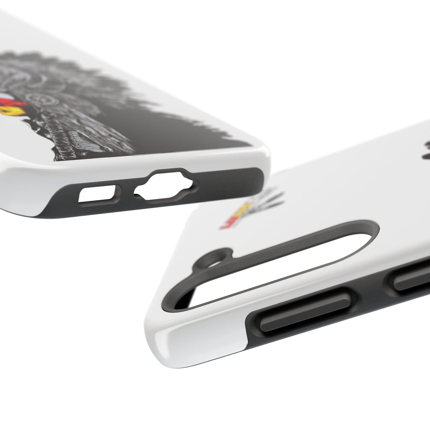 White Tough Phone Case — 910 Indian Chief