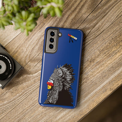 Blue Tough Phone Case — 910 Indian Chief