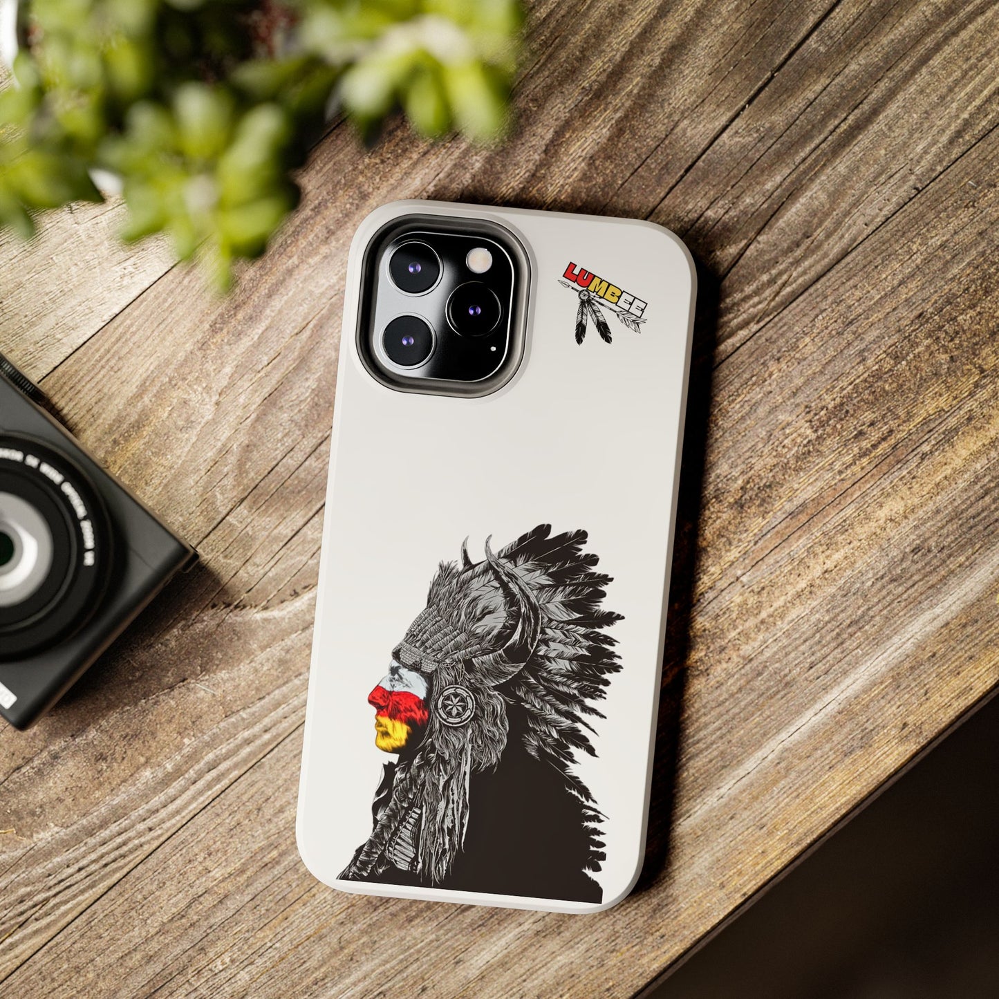 White Tough Phone Case — 910 Indian Chief