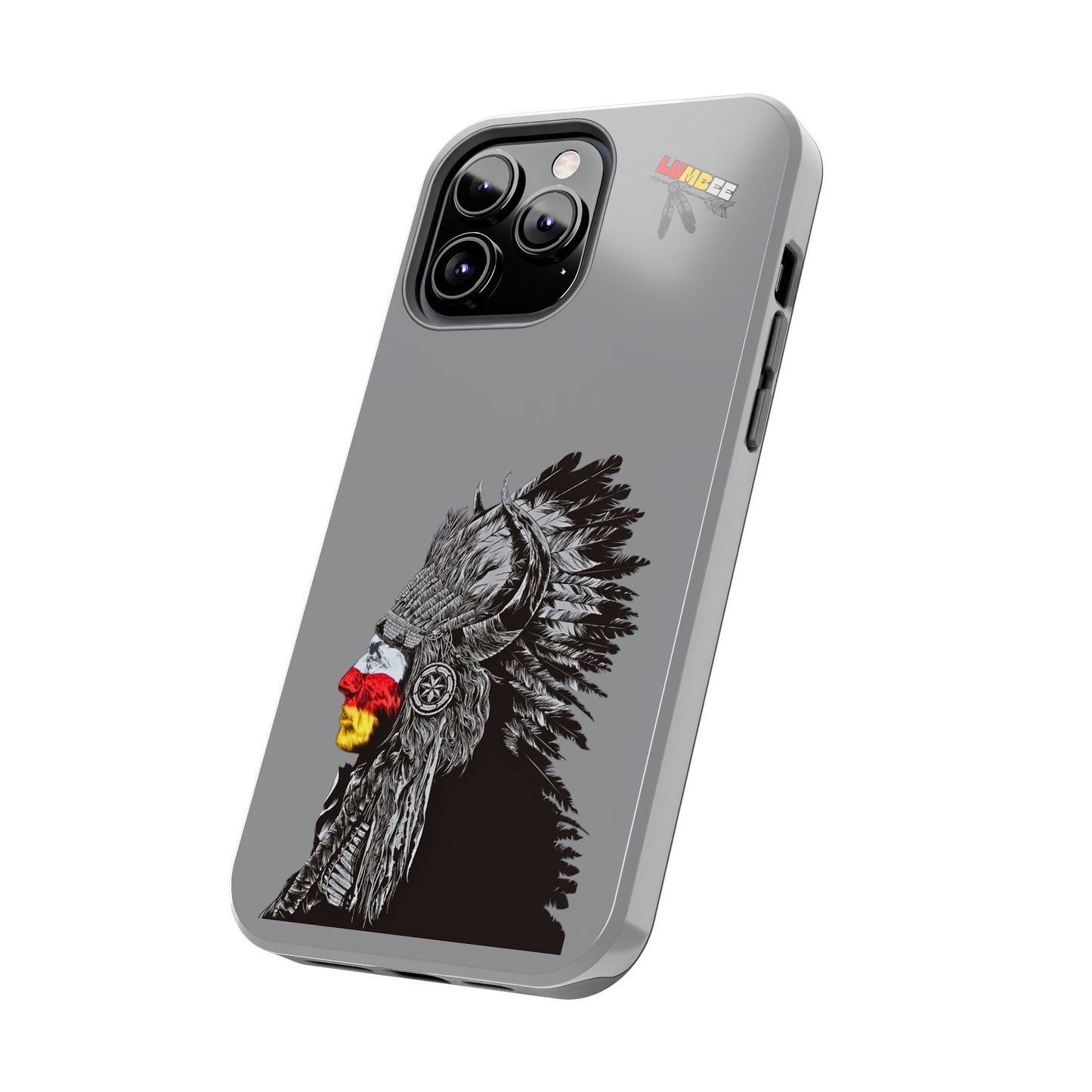 Grey Tough Phone Case — 910 Indian Chief
