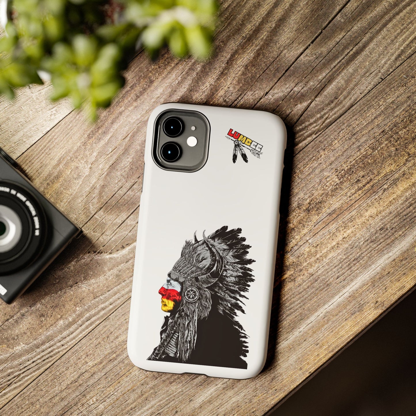 White Tough Phone Case — 910 Indian Chief