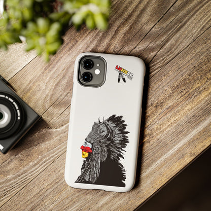 White Tough Phone Case — 910 Indian Chief