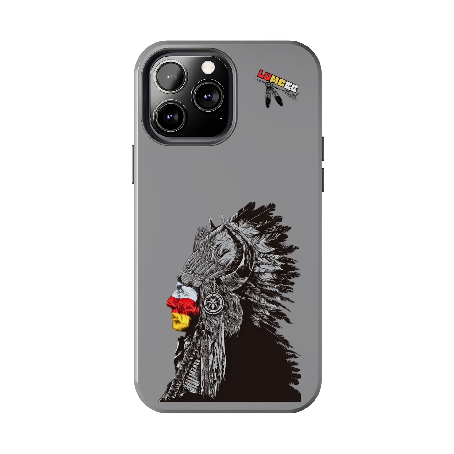 Grey Tough Phone Case — 910 Indian Chief