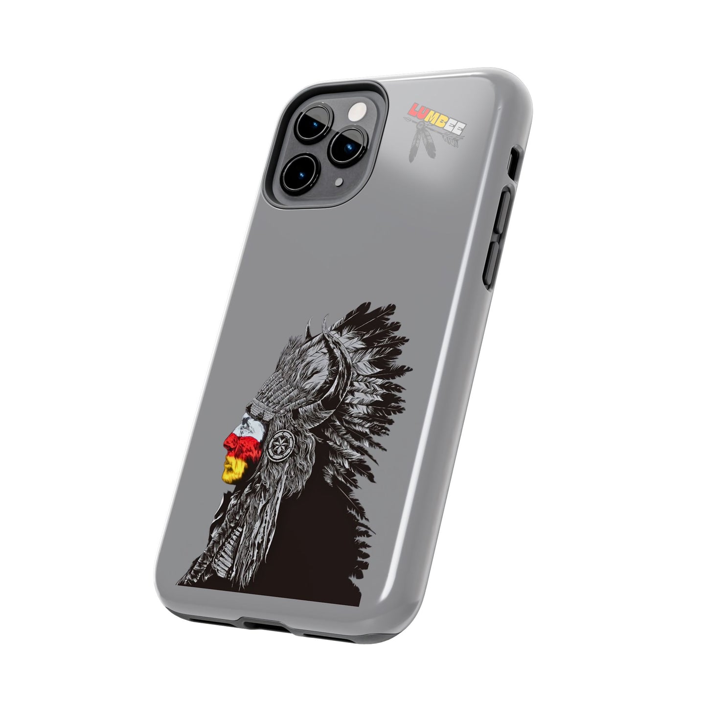 Grey Tough Phone Case — 910 Indian Chief