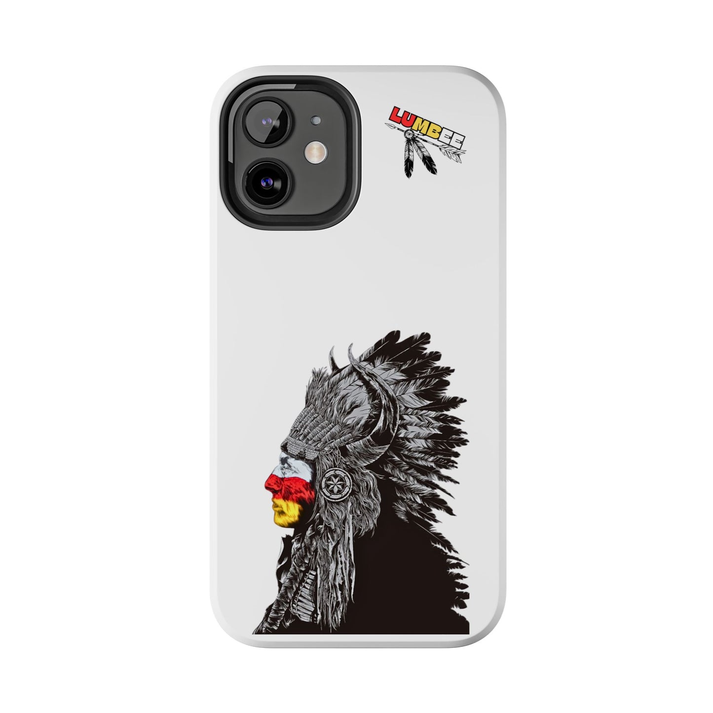 White Tough Phone Case — 910 Indian Chief