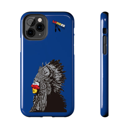 Blue Tough Phone Case — 910 Indian Chief