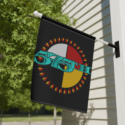 575 Double-Sided Flag | Black