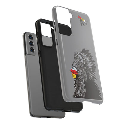 Grey Tough Phone Case — 910 Indian Chief
