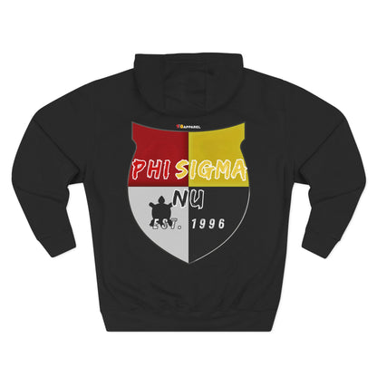 Phi Sigma Nu Fleece Graphic Hoodie - Crest
