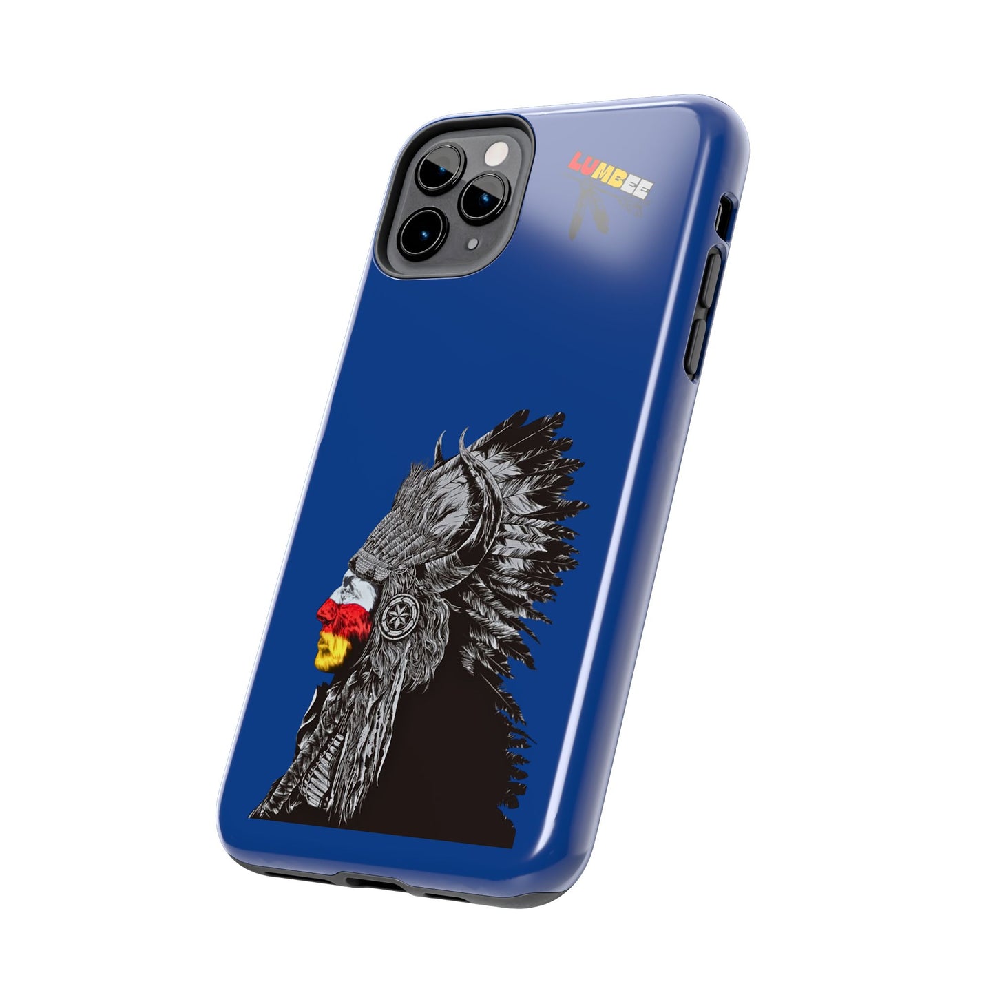 Blue Tough Phone Case — 910 Indian Chief