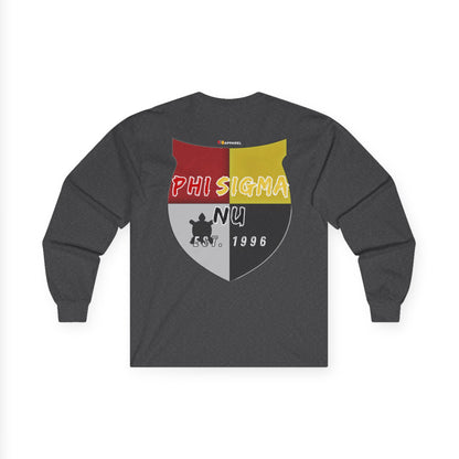 Phi Sigma Nu Long Sleeve Graphic Tee - Crest