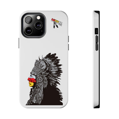 White Tough Phone Case — 910 Indian Chief