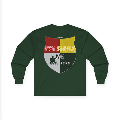 Phi Sigma Nu Long Sleeve Graphic Tee - Crest