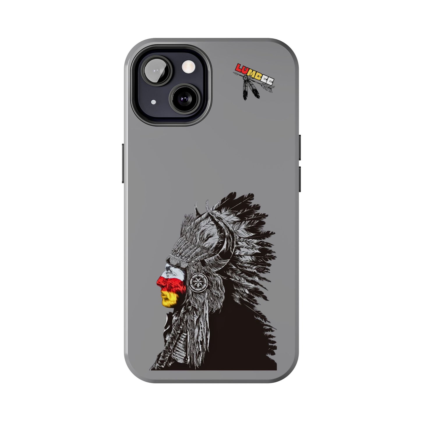 Grey Tough Phone Case — 910 Indian Chief