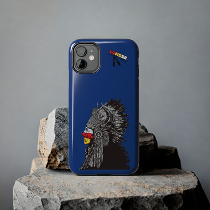 Blue Tough Phone Case — 910 Indian Chief