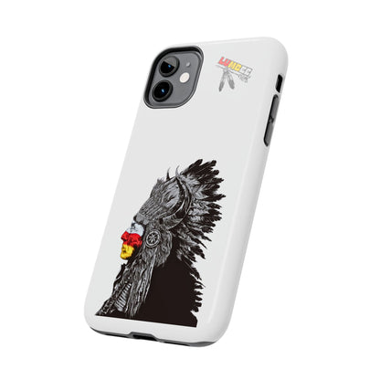 White Tough Phone Case — 910 Indian Chief