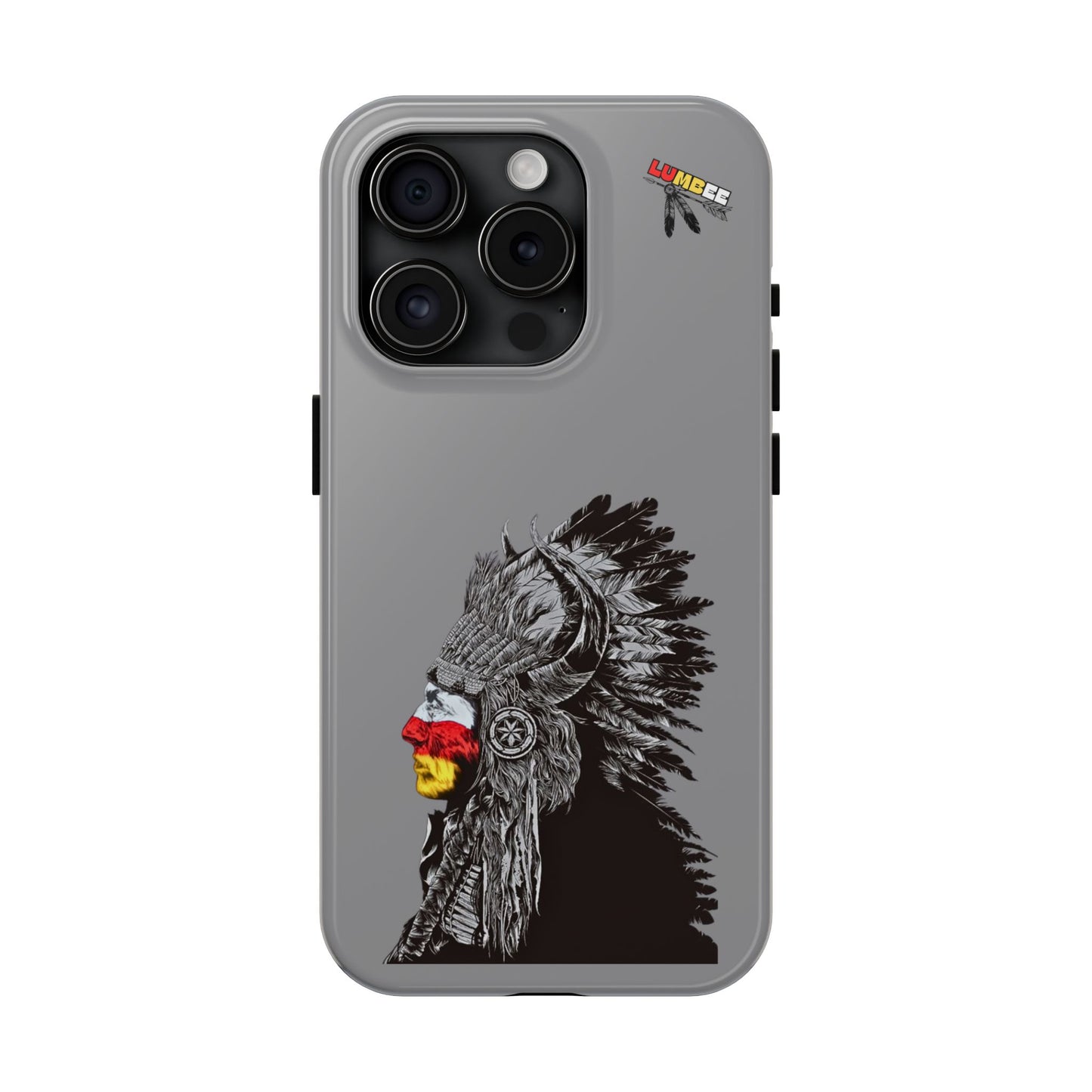 Grey Tough Phone Case — 910 Indian Chief