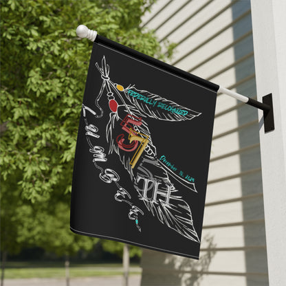 575 Feather Double-Sided Flag | Black