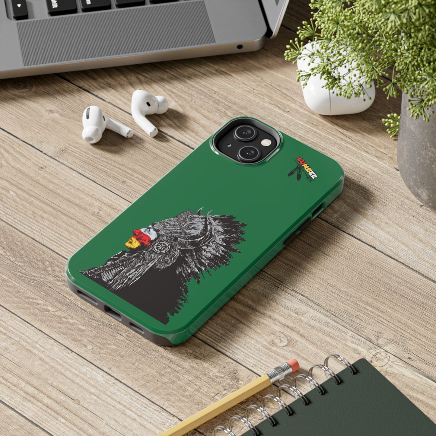 Green Tough Phone Case — 910 Indian Chief