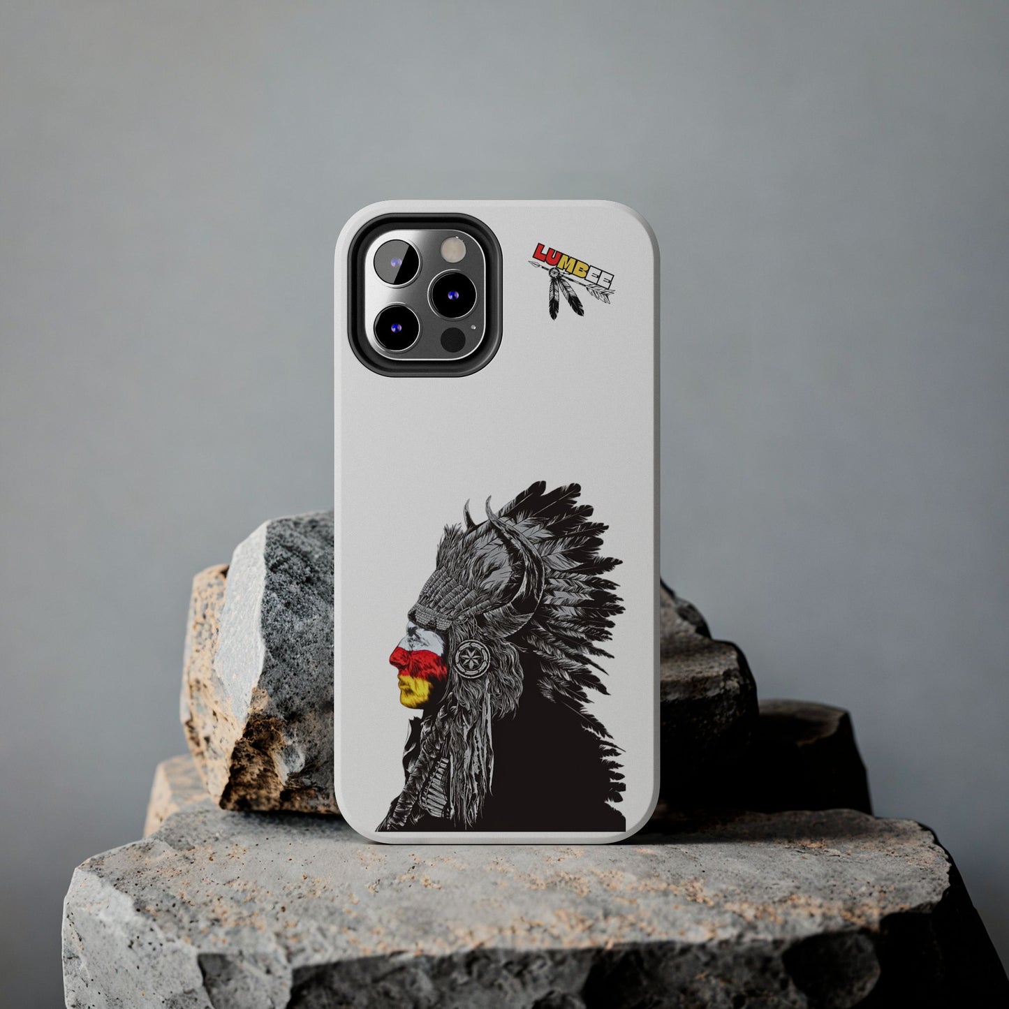 White Tough Phone Case — 910 Indian Chief