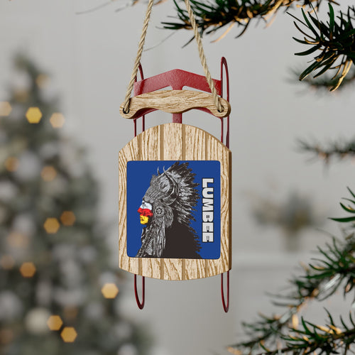 910 Indian Chief Sled Ornaments | Duke Blue