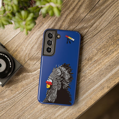 Blue Tough Phone Case — 910 Indian Chief