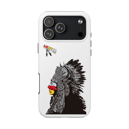 White Tough Phone Case — 910 Indian Chief