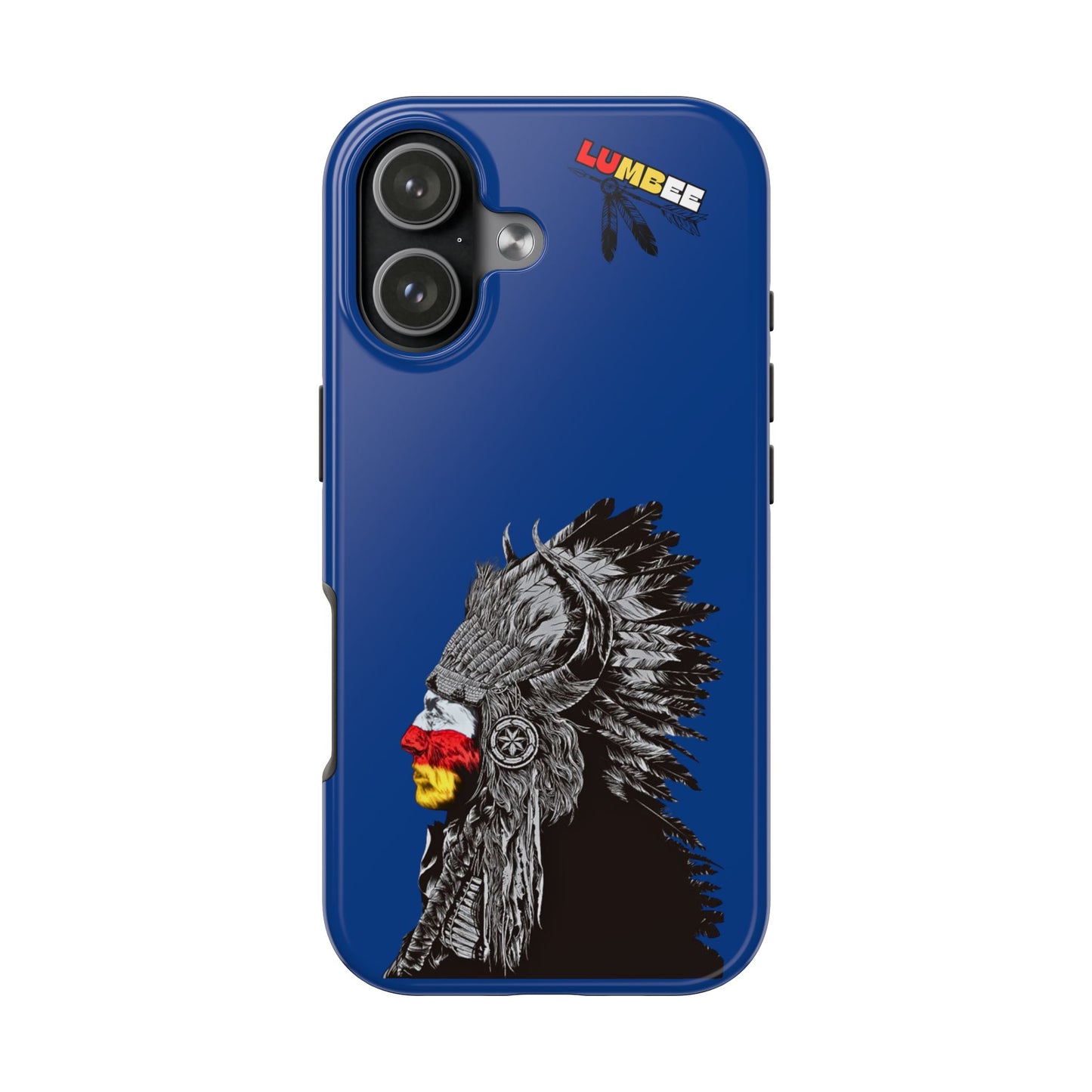 Blue Tough Phone Case — 910 Indian Chief