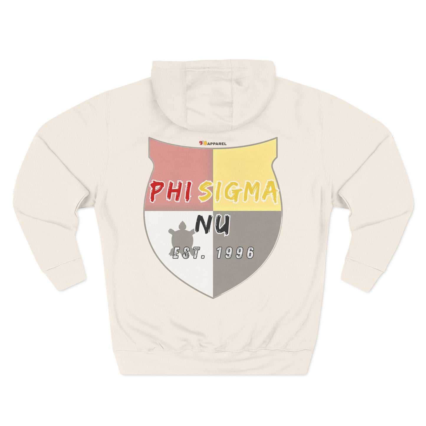 Phi Sigma Nu Fleece Graphic Hoodie - Crest