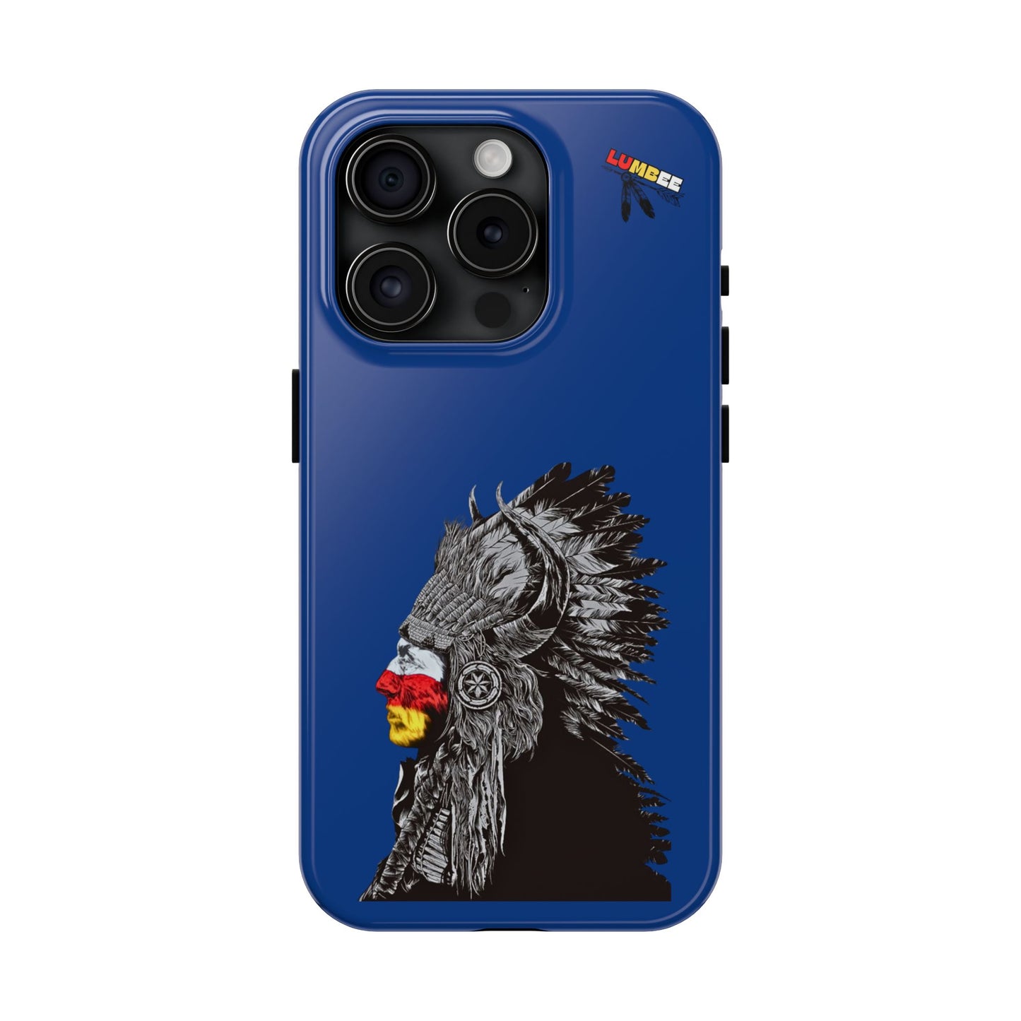 Blue Tough Phone Case — 910 Indian Chief