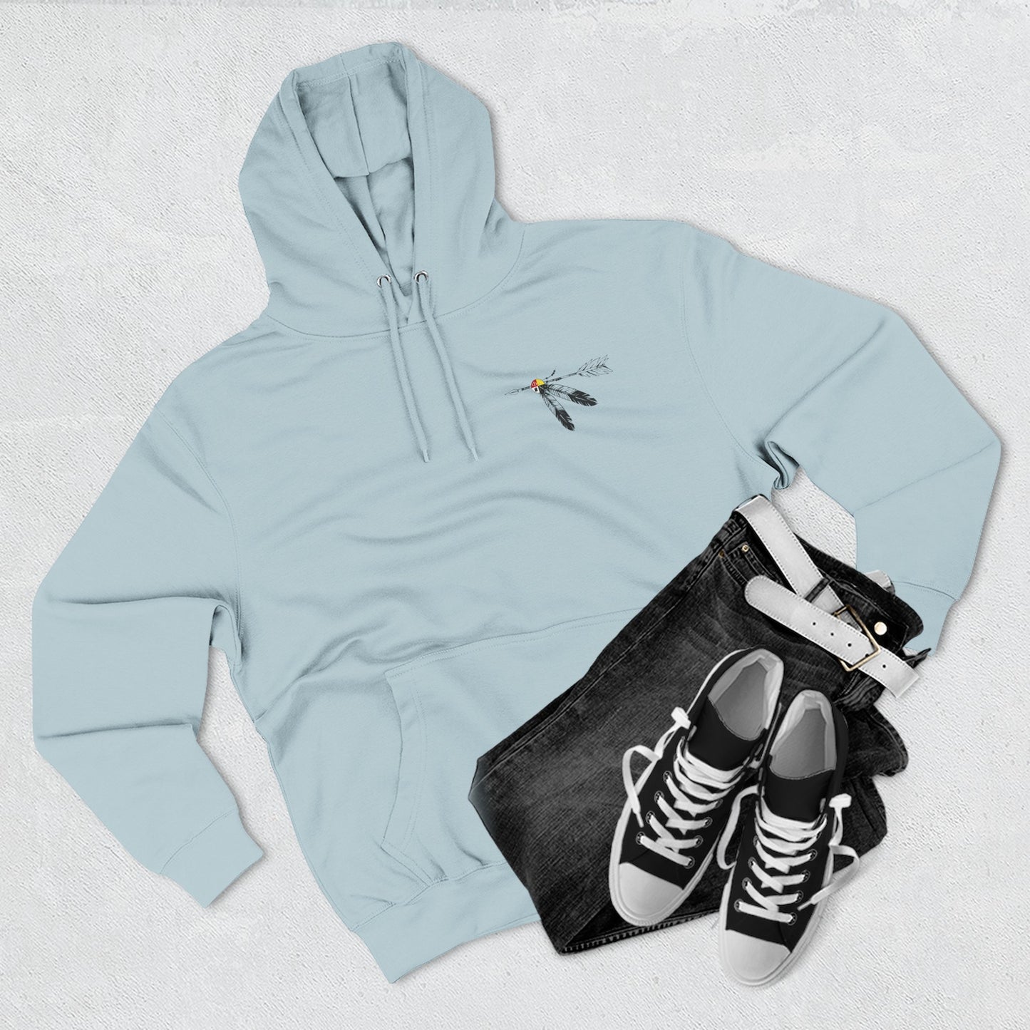 Phi Sigma Nu Fleece Graphic Hoodie - Crest