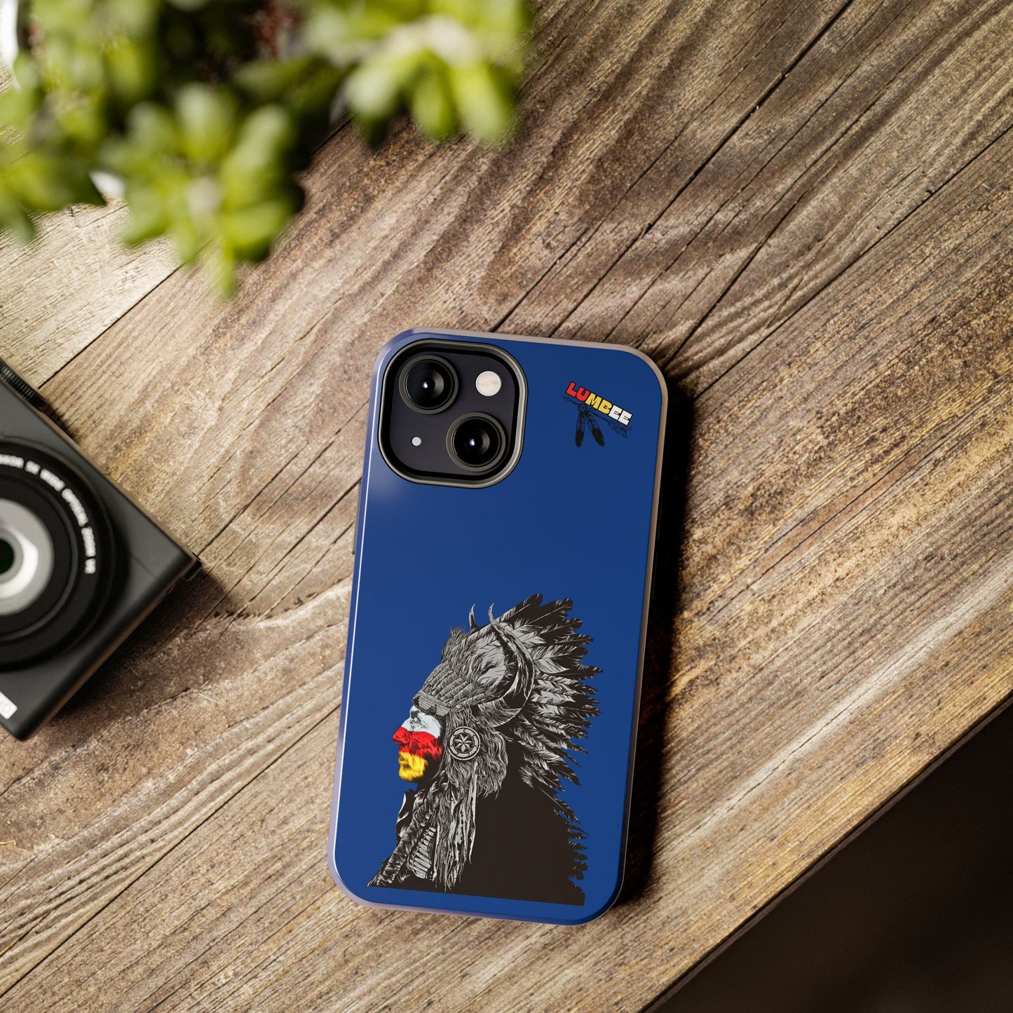 Blue Tough Phone Case — 910 Indian Chief