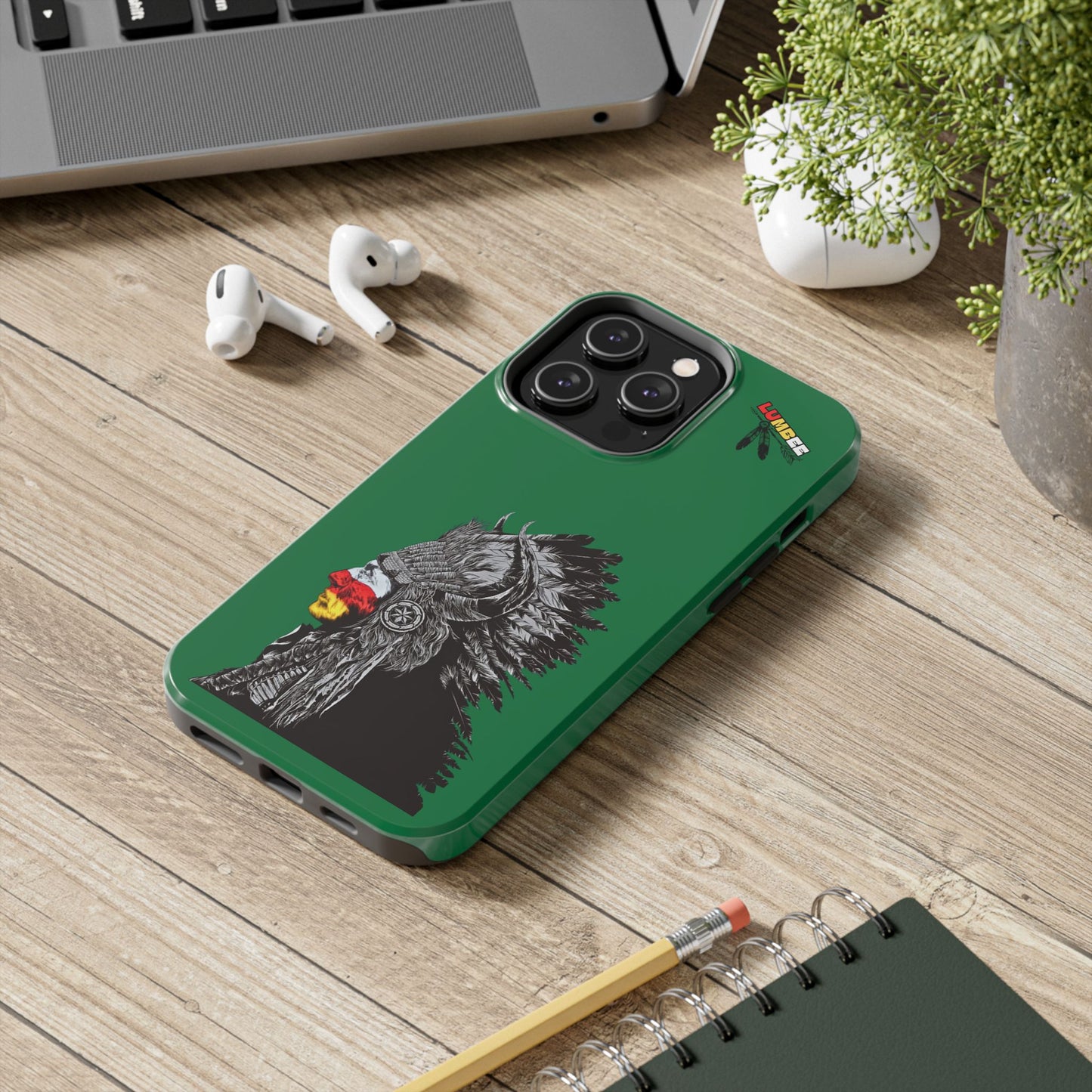 Green Tough Phone Case — 910 Indian Chief