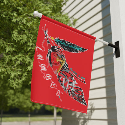 575 Feather Double-Sided Flag | Red