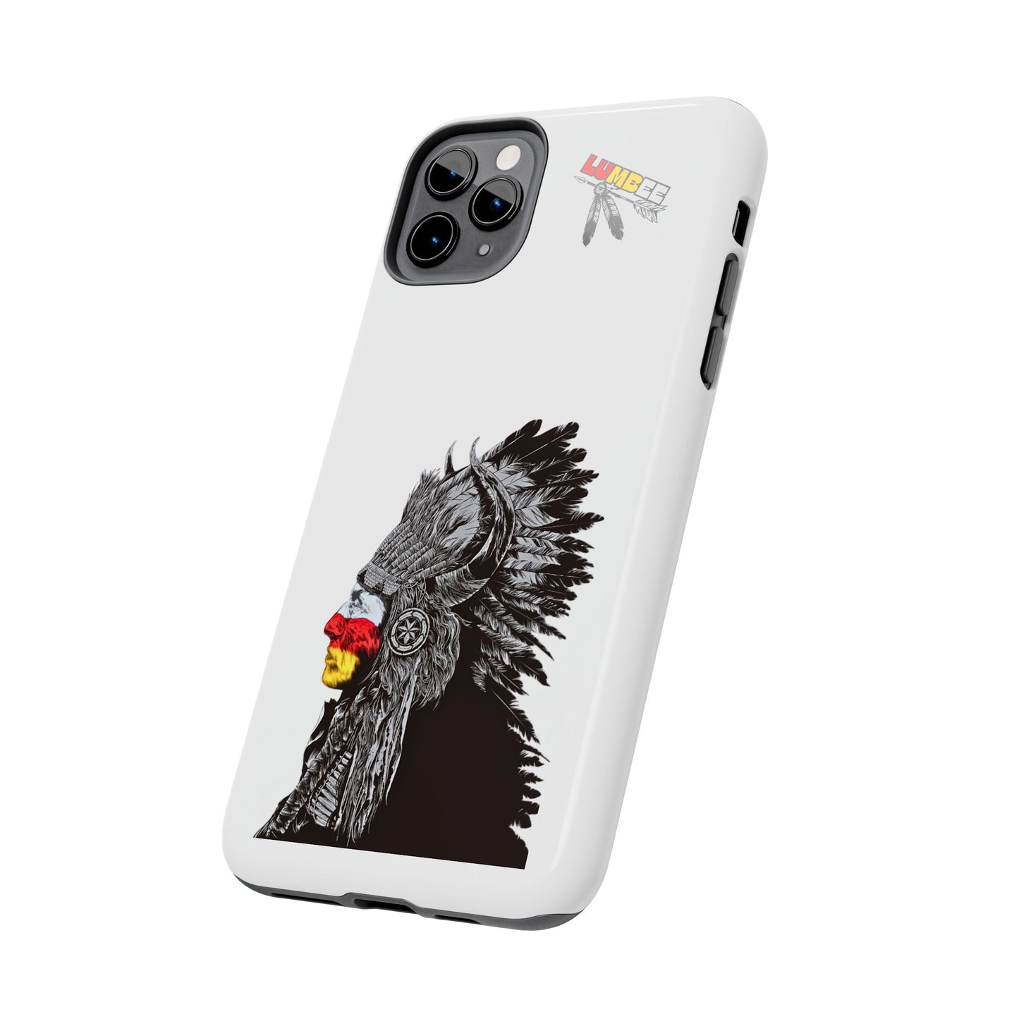 White Tough Phone Case — 910 Indian Chief