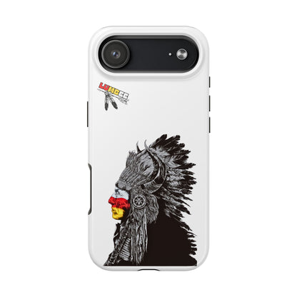 White Tough Phone Case — 910 Indian Chief