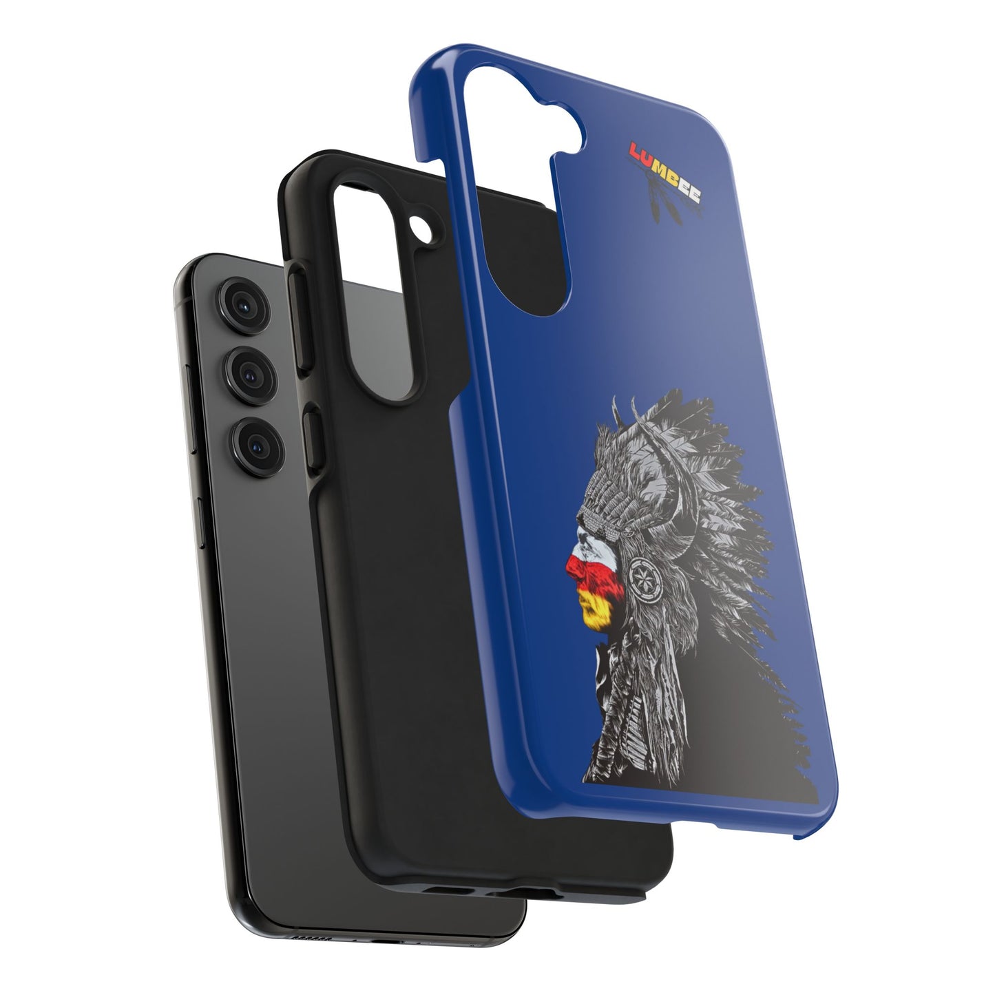 Blue Tough Phone Case — 910 Indian Chief