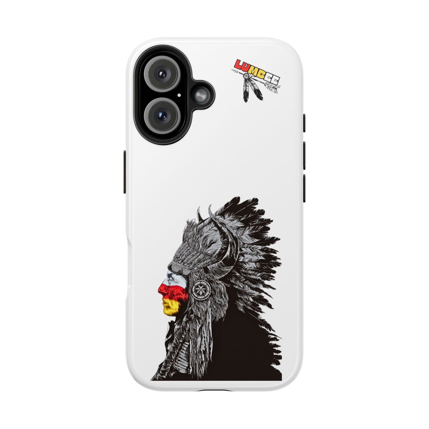 White Tough Phone Case — 910 Indian Chief