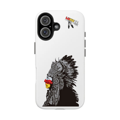 White Tough Phone Case — 910 Indian Chief
