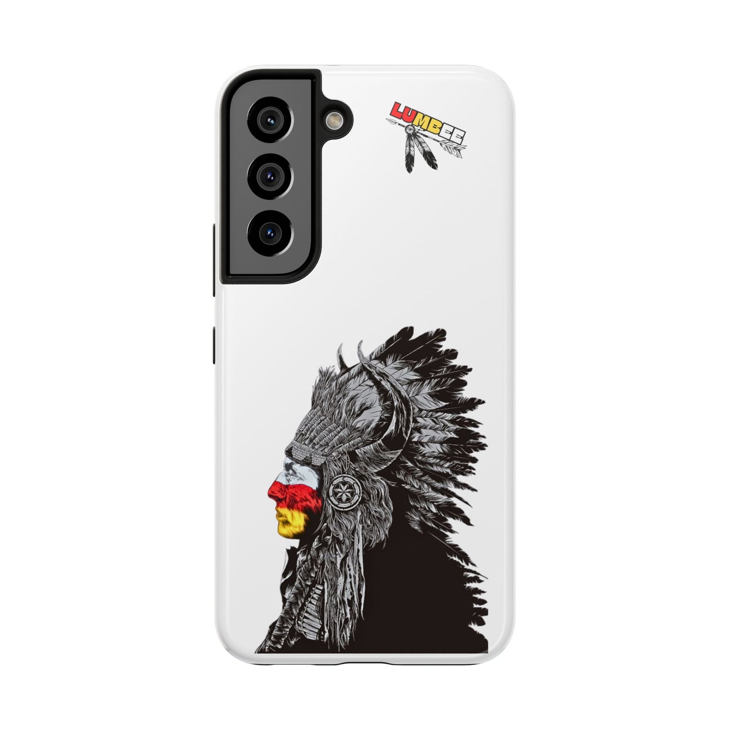 White Tough Phone Case — 910 Indian Chief