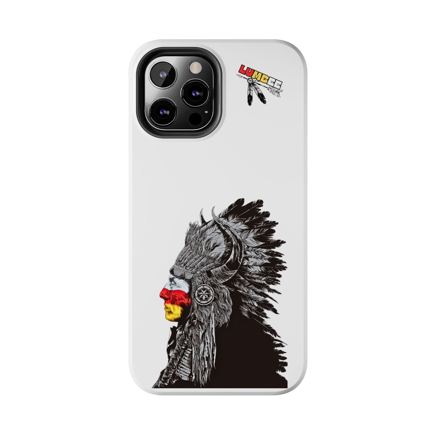 White Tough Phone Case — 910 Indian Chief