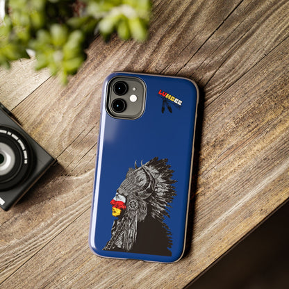 Blue Tough Phone Case — 910 Indian Chief