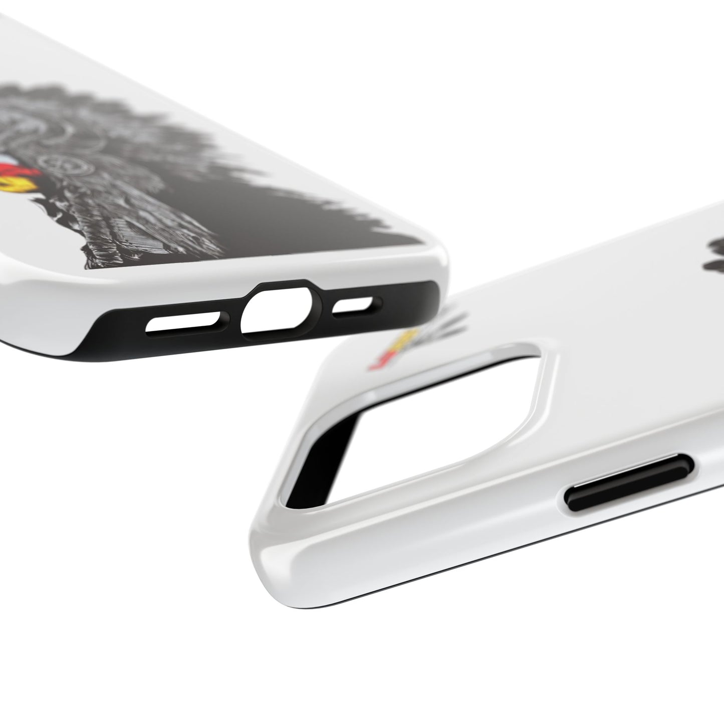 White Tough Phone Case — 910 Indian Chief